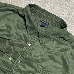 Knightsbridge Button down Shirt Size 4XL Green Polyester